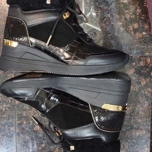 Michael Kors wedge booties